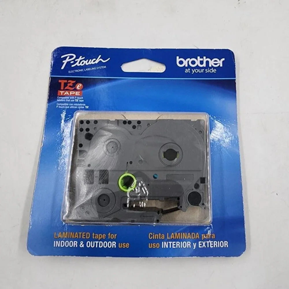 Brother Genuine P-touch TZE-231 Standard Laminated Black on White Tape 0.47x26.2